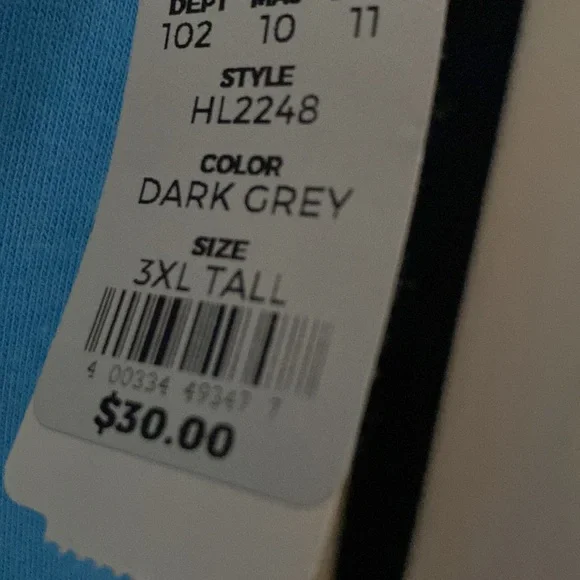 Men’s Adidas Blue Shirt - Picture 4 of 4